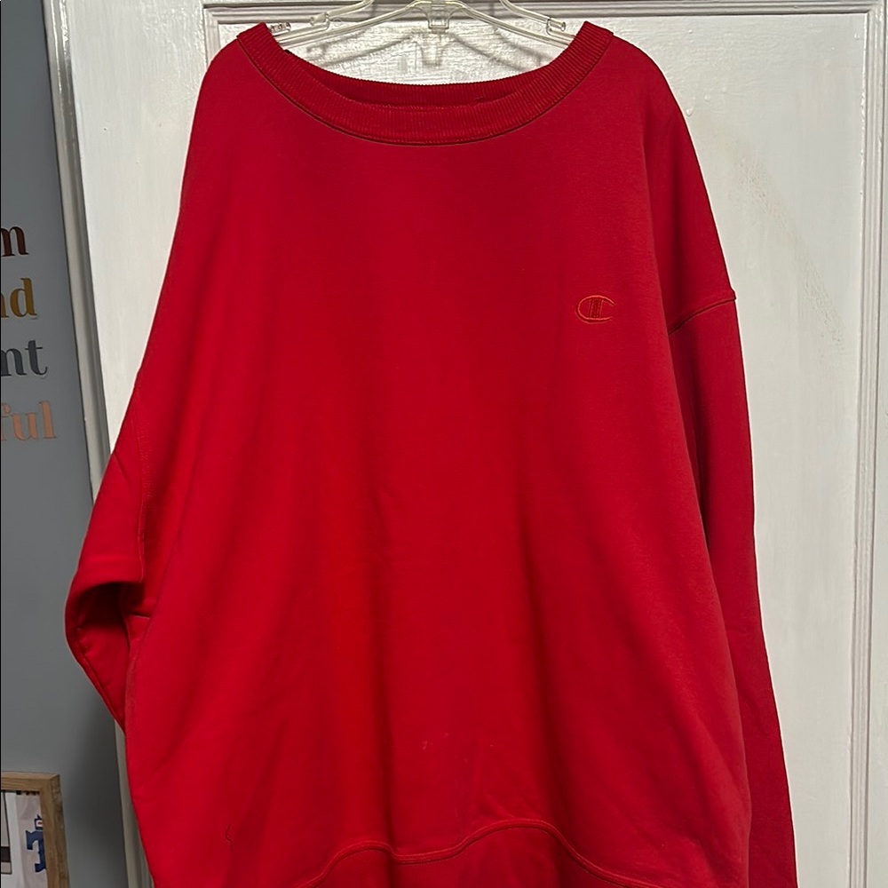 Champion Bold Red Pullover